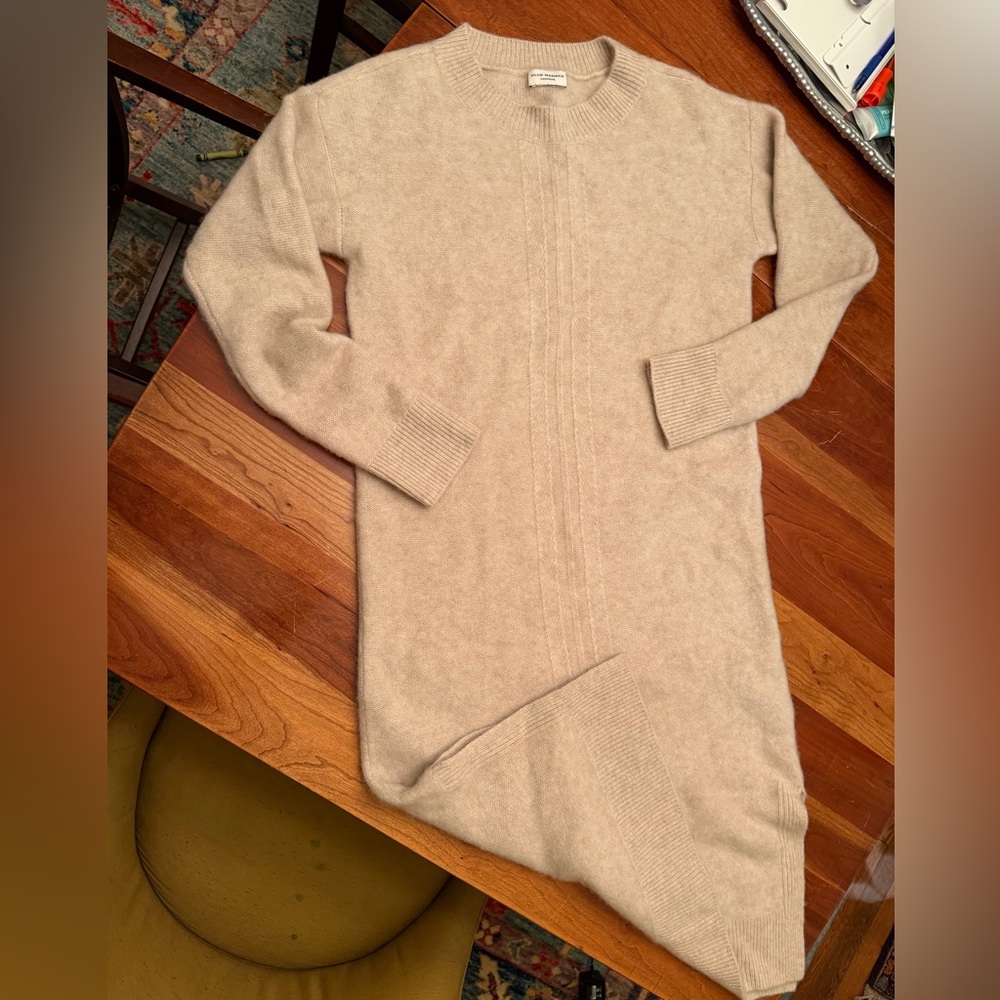 Club Monaco Boiled 100% Cashmere Midi Dress, Sz S - Picture 5 of 13